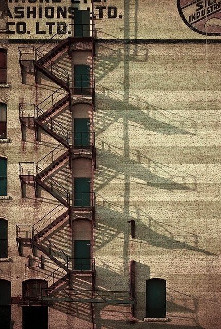 Mckii19's tweet photo. NYC Fire Escape/emergency staircase photo by Tokyo Bleep https://t.co/R9EcViZXkN