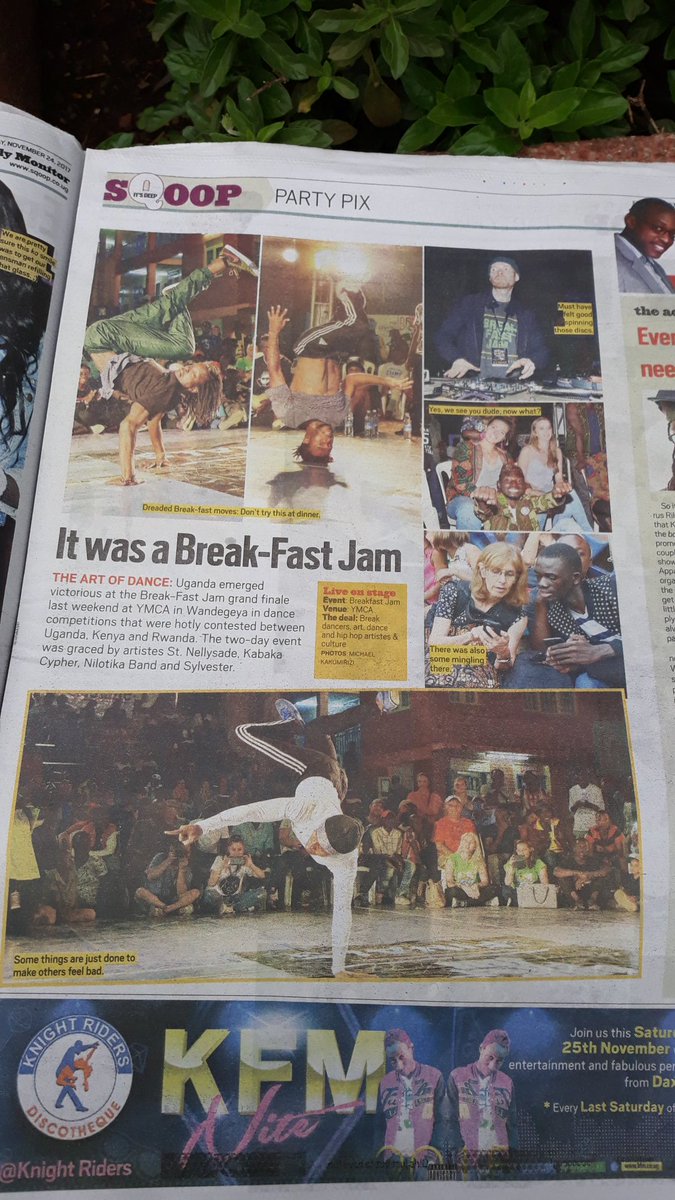 kaweesimark's tweet photo. #breakfastjam2017 mentioned in today's @DailyMonitor. Thx. 
Cc @St_Nellysade @YALINetwork @AbramzTekya @NadeenShine @amate_a @SylvesterHiphop @Jadwong @Agenongar @sparrowmonk256 @IamEnygma https://t.co/3n2OxfqhjY