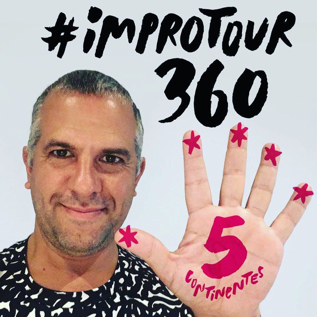 improtour's tweet photo. I improvised in five continents. #improv #improtour #improtour360 #impro https://t.co/CHUMaLIO8r