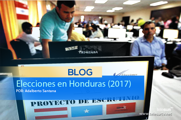 teleSURtv's tweet photo. #BlogsteleSUR por Adalberto Santana | Elecciones en Honduras (2017) https://t.co/jeWu1SGWxM  #Decide2017 https://t.co/tc3ghVhtiT