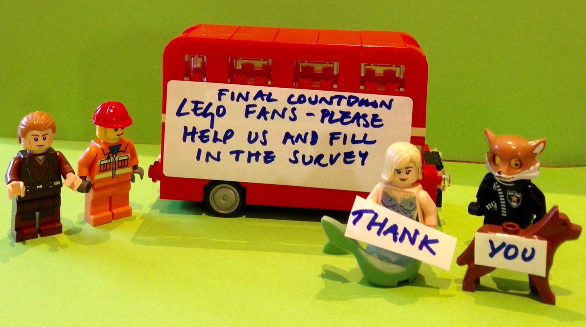 GinaGDLC's tweet image. The bus has not departed yet; last few days of LEGO Survey, please fill in and share if possible, thank you; bit.ly/socialbricks