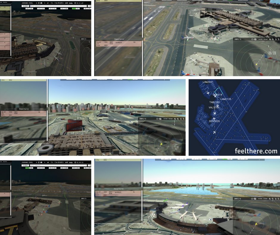 feelThere's tweet photo. Boston Logan Airport #KBOS for Tower!3D
Challenge for Air Traffic Controllers @: https://t.co/Ez8tWpJx8r 
 #Tower3D #Atcsuite #Airtrafficcontrol  #Airporttower #Tracon #Terminalareacontrol https://t.co/emIJx09K1i