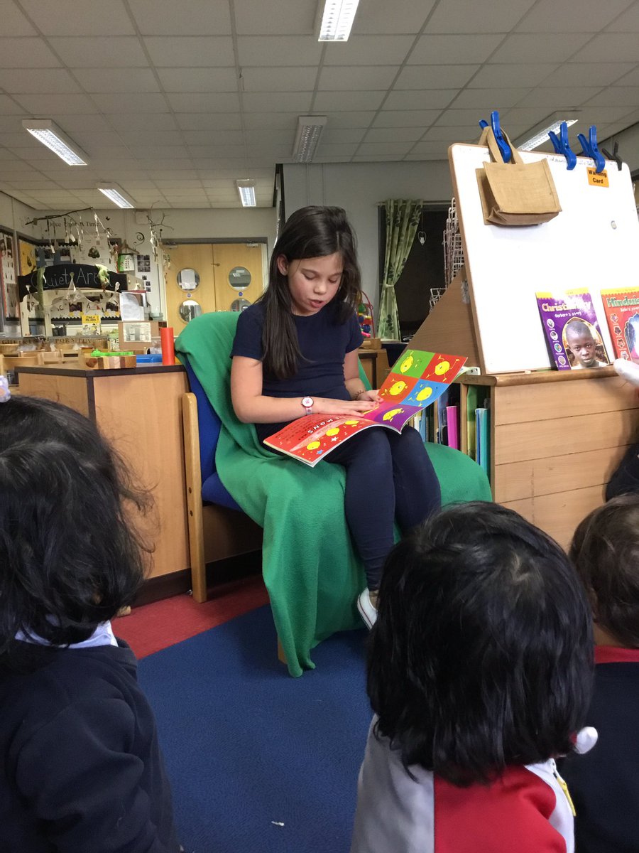 RecPleasant's tweet photo. Well done to Maisy from @C6Pleasant who was our 'Mystery Guest Reader' today in #pleasantsteyfs @NurseryPleasant #pleasantstreaders https://t.co/pqukD1tF4T