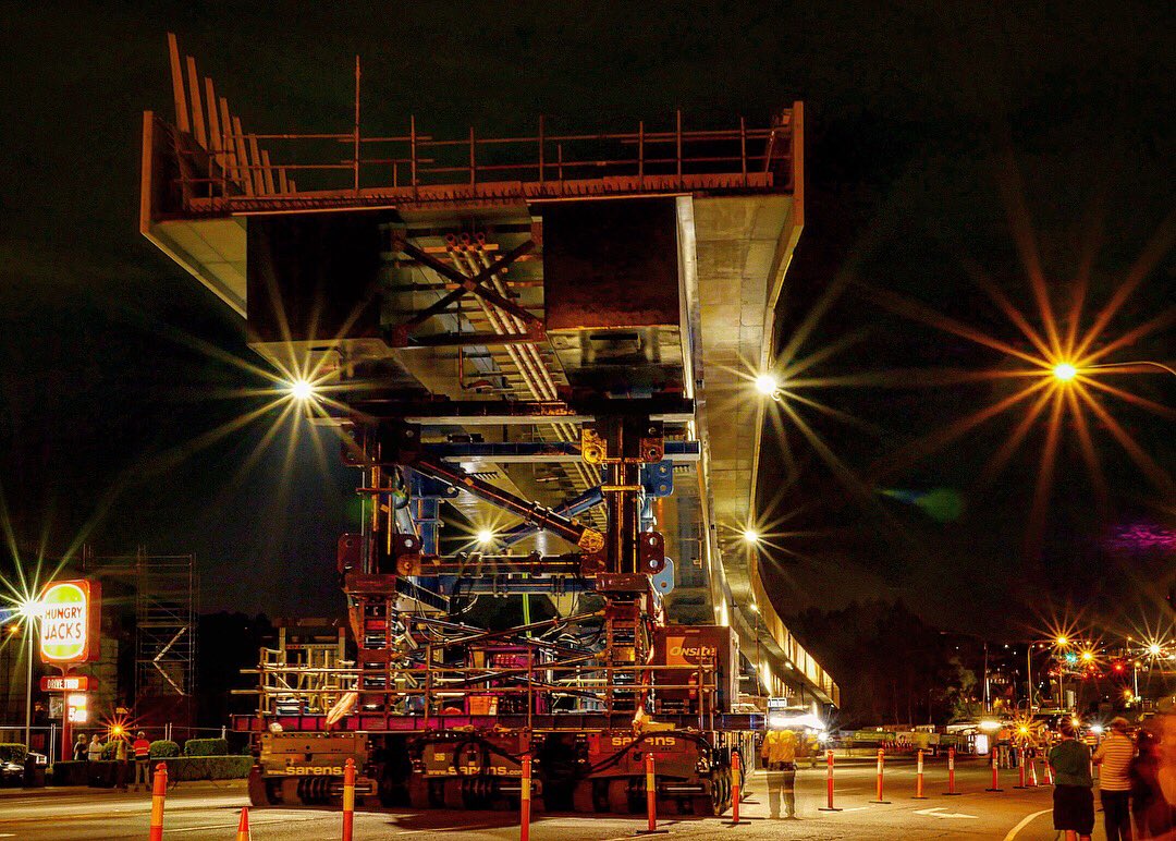 dt_downunder's tweet image. A few photos from earlier this evening... #SouthRoad #DarlingtonUpgrade #roadworks #bridgemove #adelaide #SouthAustralia #NightPhotography #longexposure