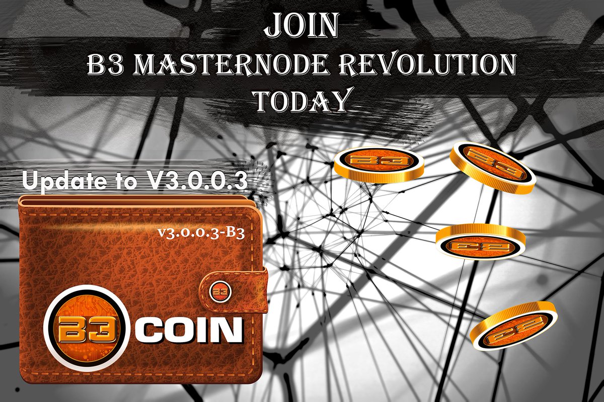 NeuroticR_'s tweet photo. Mandatory wallet update for @B3Coins
Join the masternode revolution: https://t.co/wSzq5kU0Nu
#B3coin #Masternode #B3node #BurntProof $B3 https://t.co/nf7gFiwkKe