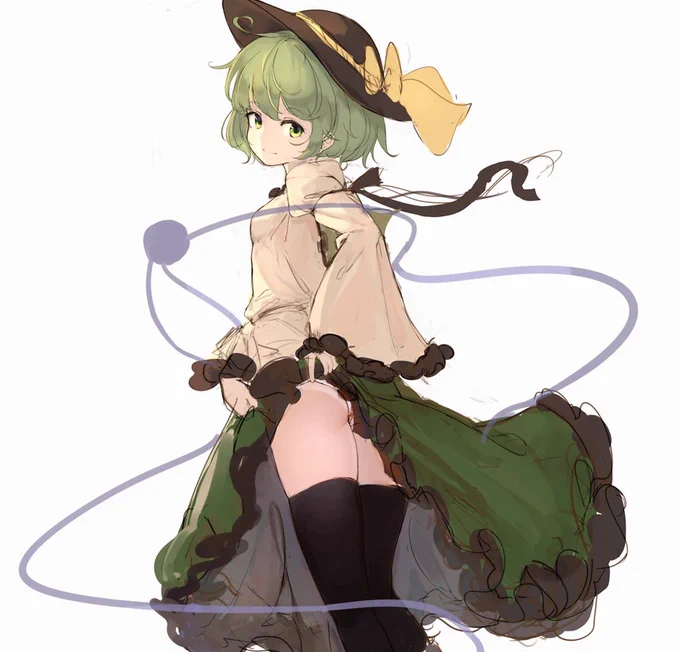 > 日焼け跡を見せてくれるこいしちゃん  #odaibako 