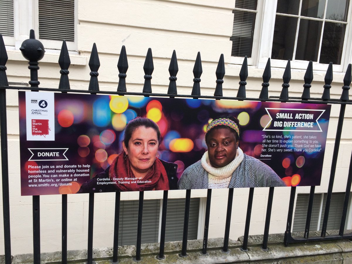 smitf_london's tweet photo. Have you spotted the new hoardings for this year's @SMITF_Christmas Appeal on the Church Path and in the CafΓ©? Visit the charity team's website for more info and to donate: https://t.co/Jzk4gVHiUA
#SmallActionBigDifference https://t.co/tqbUn8KPjn