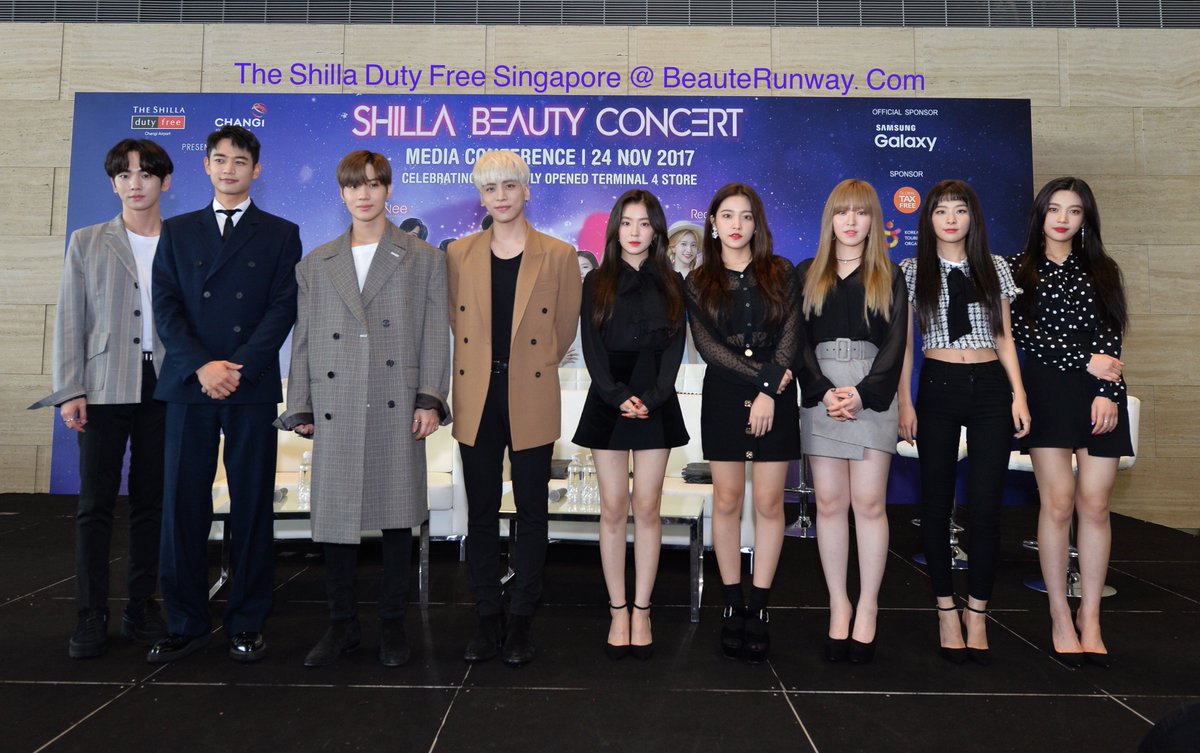 BeautyRunway's tweet photo. @SHINee @RedVelvet @Shilla Duty Free Singapore #SHINee #RedVelvet #ShillaDutyFreeSG #ShillaSG #Samsung #KTO #ChangiAirport #ShillaBeautyConcert https://t.co/cWsTq8NCZZ