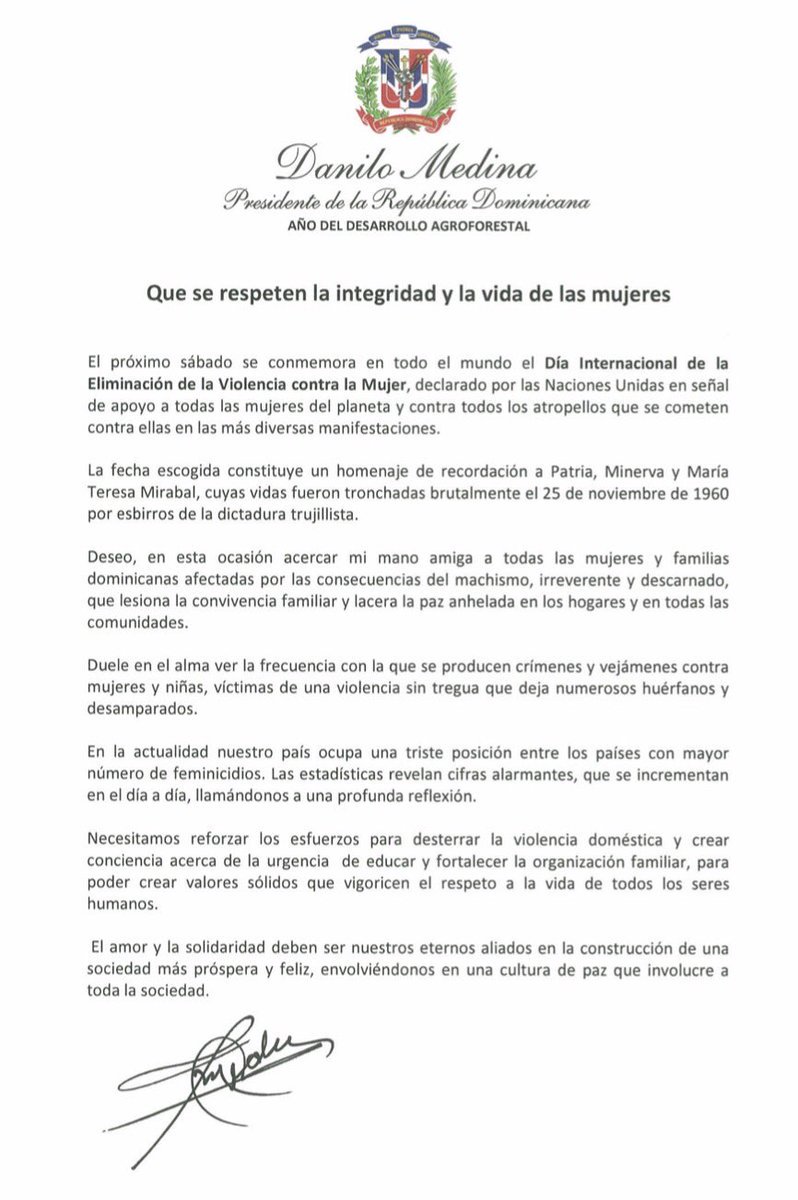 Gobierno Danilo Medina tweet media