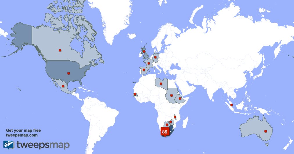 I have 3 new followers from UK., and more last week. See tweepsmap.com/!BioParkGauteng