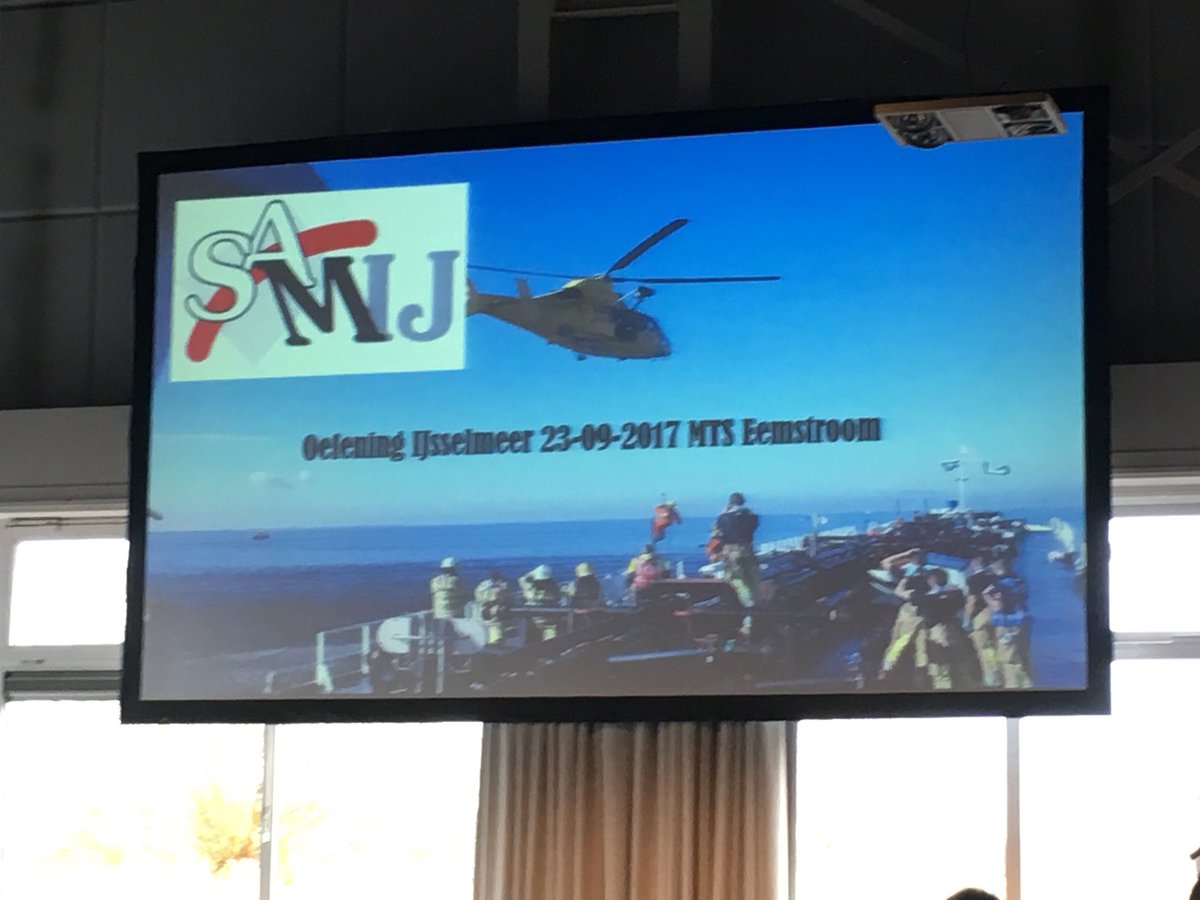 waterfunctionar's tweet photo. Mooie presentatie van @tonmol66 bij #CTGG dag waarbij de samenwerking met hulpverleningsdiensten en #SAMIJ in het bijzonder werd genoemd. Bedankt! https://t.co/4ZeW8wGEHm