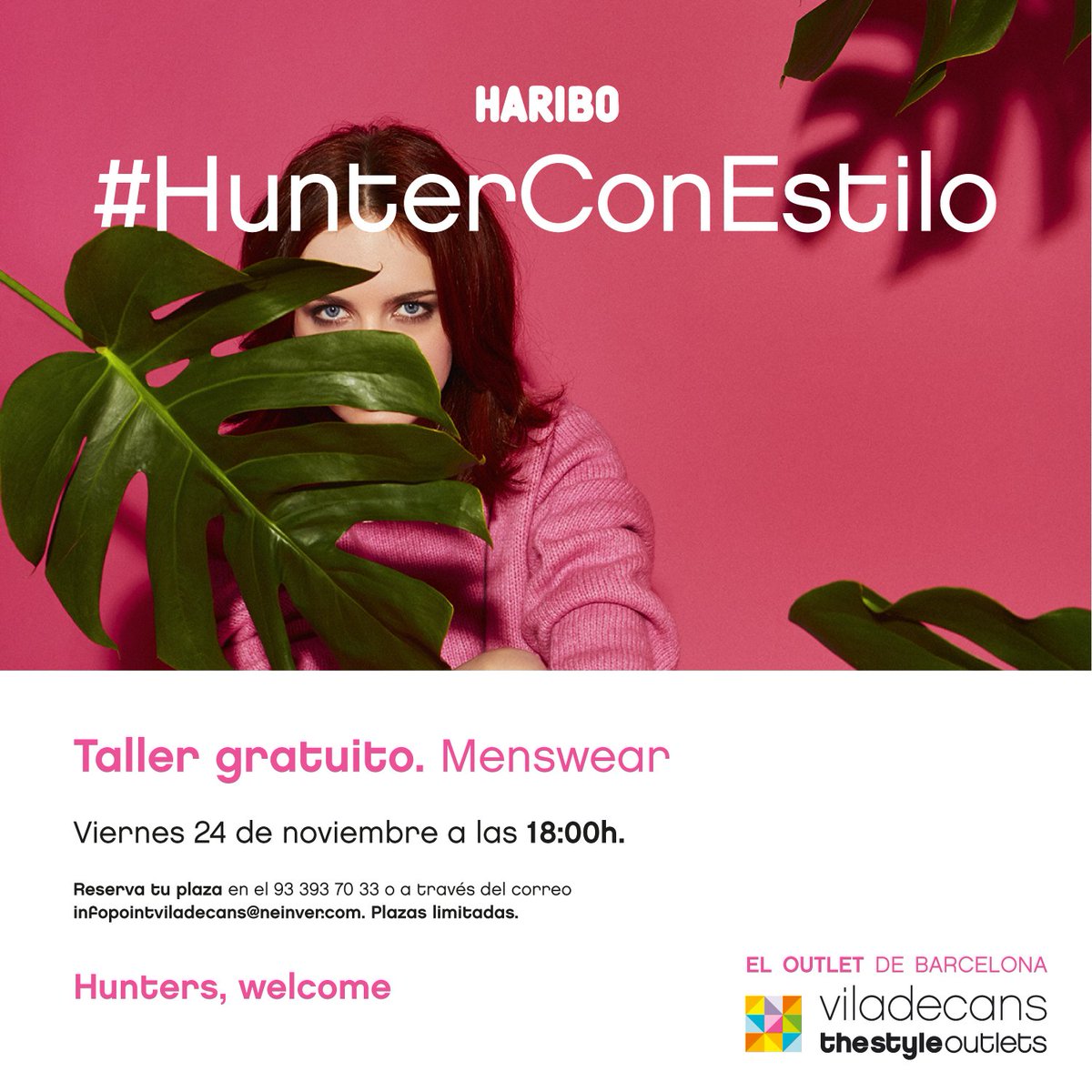 ViladecansStyle's tweet photo. Chicos #constyle, ¡os esperamos esta tarde en nuestro taller gratuito! Iremos a la "caza" de los mejores descuentos y tendrás un 10% adicional en todas tus compras #outlet#barcelona #moda https://t.co/1wDreGg6NI