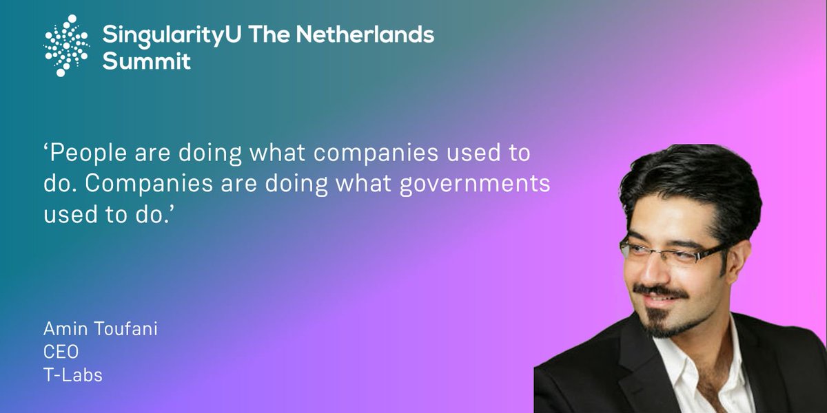 subenelux's tweet photo. The exponential age is thrusting new responsibilities on all of us. #tech #SUNLsummit https://t.co/zn0If4hNtV