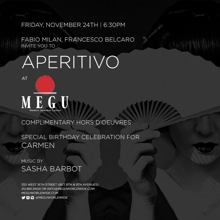 Black Friday Megu <a href="/meguworldwide/">MEGU</a>