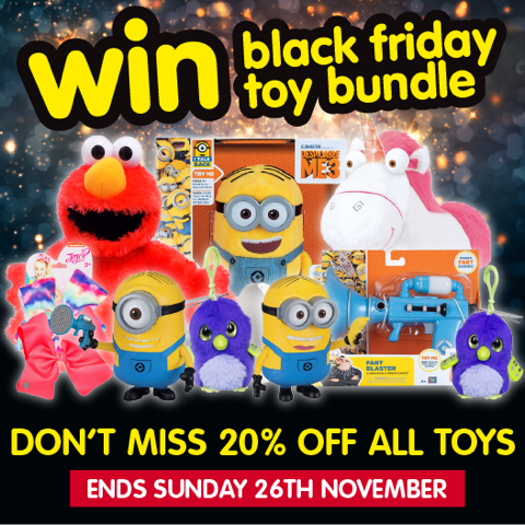 bmstores's tweet photo. BLACK FRIDAY TOY BUNDLE #COMPETITION!

FOLLOW, RT and COMMENT '#BMBlackFriday' for the chance to take home this AMAZING bundle of toys - perfect for Christmas!

Competition ends 8am 27.11.17 https://t.co/cJmrFYkyAK
