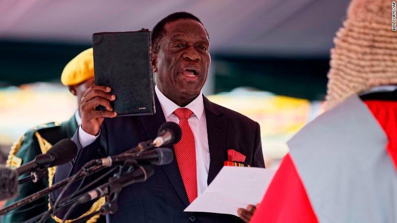 TrevorNcube's tweet photo. I have listened to President Mnangagwa’s inauguration speech again. Good forward looking speech. In words he separated himself from Mugabe. His cabinet announcement is start of walking the talk. No apology for Gukurahundi yet. For the sake of #Zimbabwe let us give him a chance . https://t.co/uXW9zxH97k