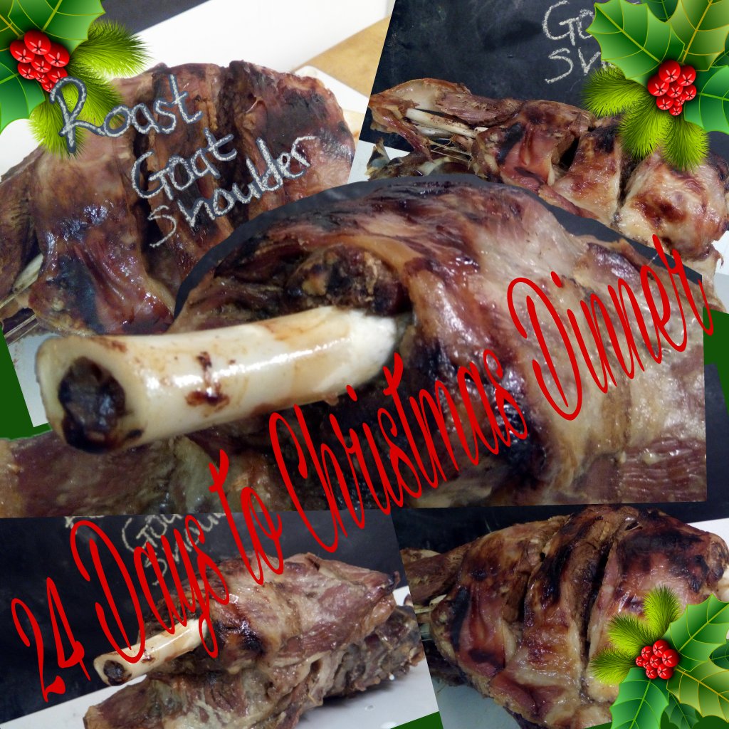 PaulGoatireland's tweet photo. The #countdown is on for #farmingfamily &amp; #goats at #goatireland for the years #biggest #familymeal #christmasdinner. There's still #time to #order your #turkeyalternative. Start a new #tradition. #Ordercountdown 17 days and counting. Go on spread the cheer 💜🐐🎅 Dm us😀 https://t.co/1B3Wm5BHLg