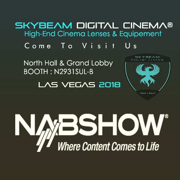 SkybeamCineLens's tweet photo. COME TO VISIT US AND OUR CINE-LENSES
ON NAB SHOW 2018 LAS VEGAS
#madeinfrance🇫🇷 #nabshow
#technology #filmmaker #technology #lasvegas #losangeles #SKYBEAMDIGITAL #redcamera #arri #blackmagicdesign #kinefinity #panasonic #sony #canon #dji #french #business #hightech #technology https://t.co/mMHSYh6FAq