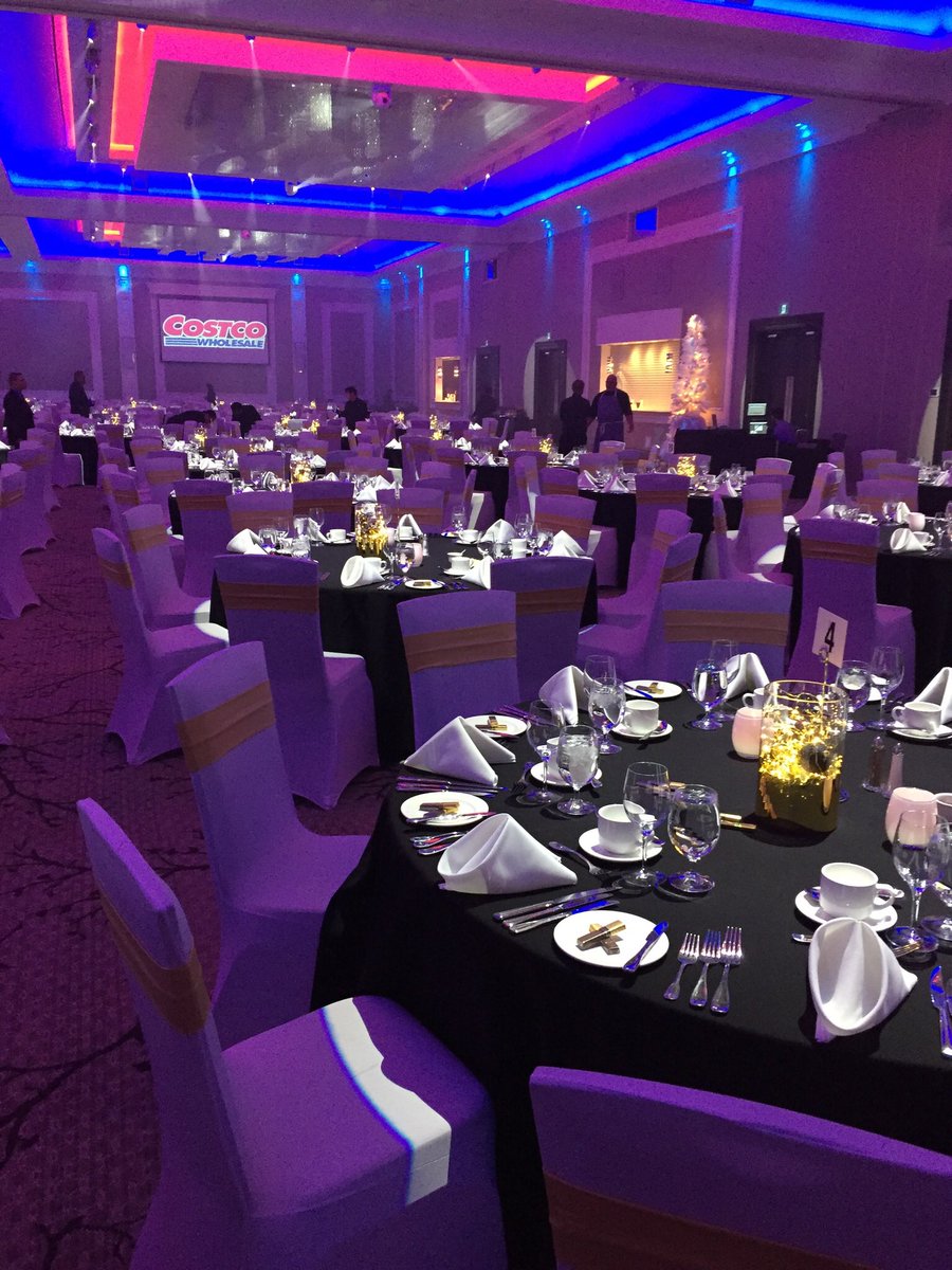 SharronMulvey's tweet photo. Largest sit down dinner party to date at #InfinityConventionCentre. https://t.co/SC6TFVHrO3