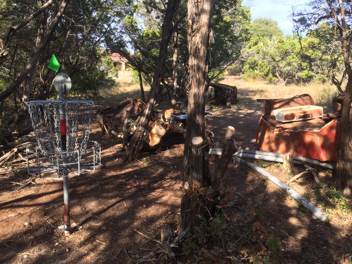 _TCCG's tweet photo. New Course. 18 hole challenging (@ Apache Flats Disc Golf Course in Austin, TX) https://t.co/JoqGCSZ6J2 https://t.co/uBdIgiaOXF