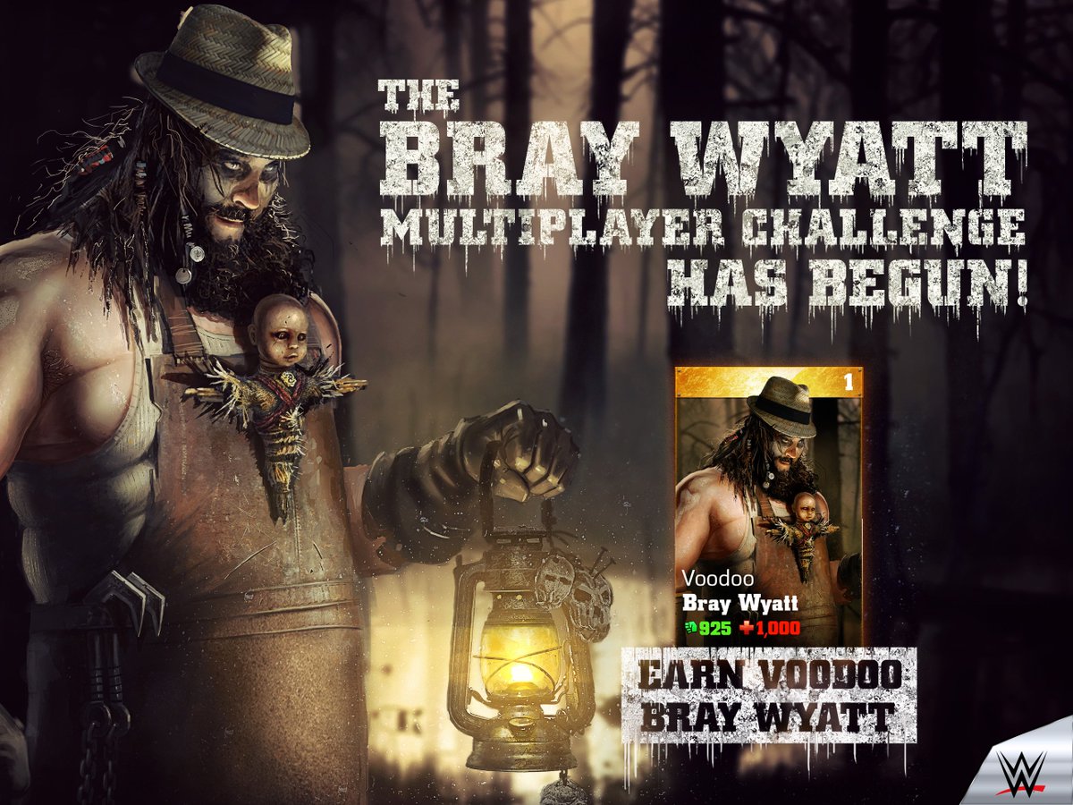 Go back to the Bayou!  The Bray Wyatt Multiplayer event has begun!