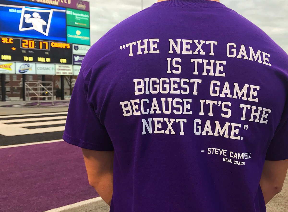 ATTN UCA STUDENTS: Be the first to have this Coach Campbell original! The first 200 students into the student section tomorrow will have these shirts waiting for them! #BearClawsUp #PackEstes