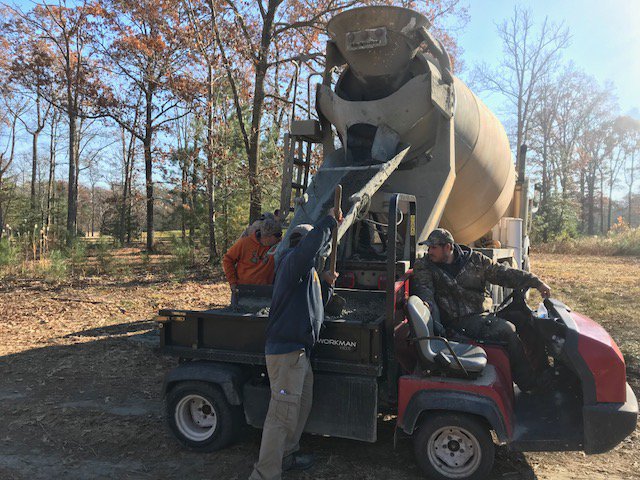 BaywoodTurf's tweet photo. Great day installing @CapConGolf on hole 8. Huge thank you to @mclendon_rusty &amp; our construction team for leading the install. https://t.co/ty7DjyzTB7