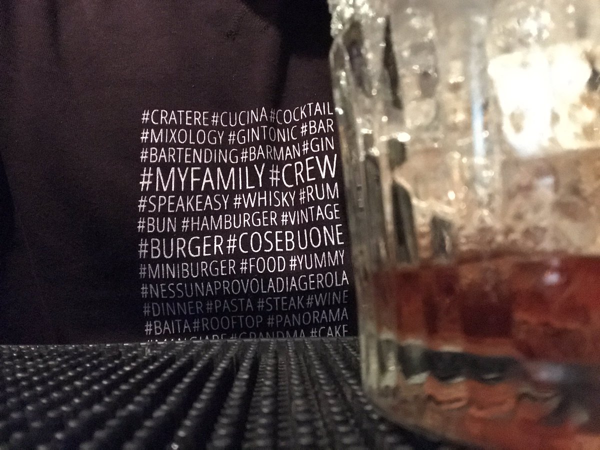 ilcratere's tweet photo. Mexican Negroni (buonissimo e dunque quasi finito) e nuova felpa Cratere. https://t.co/1wcuhAvIDF