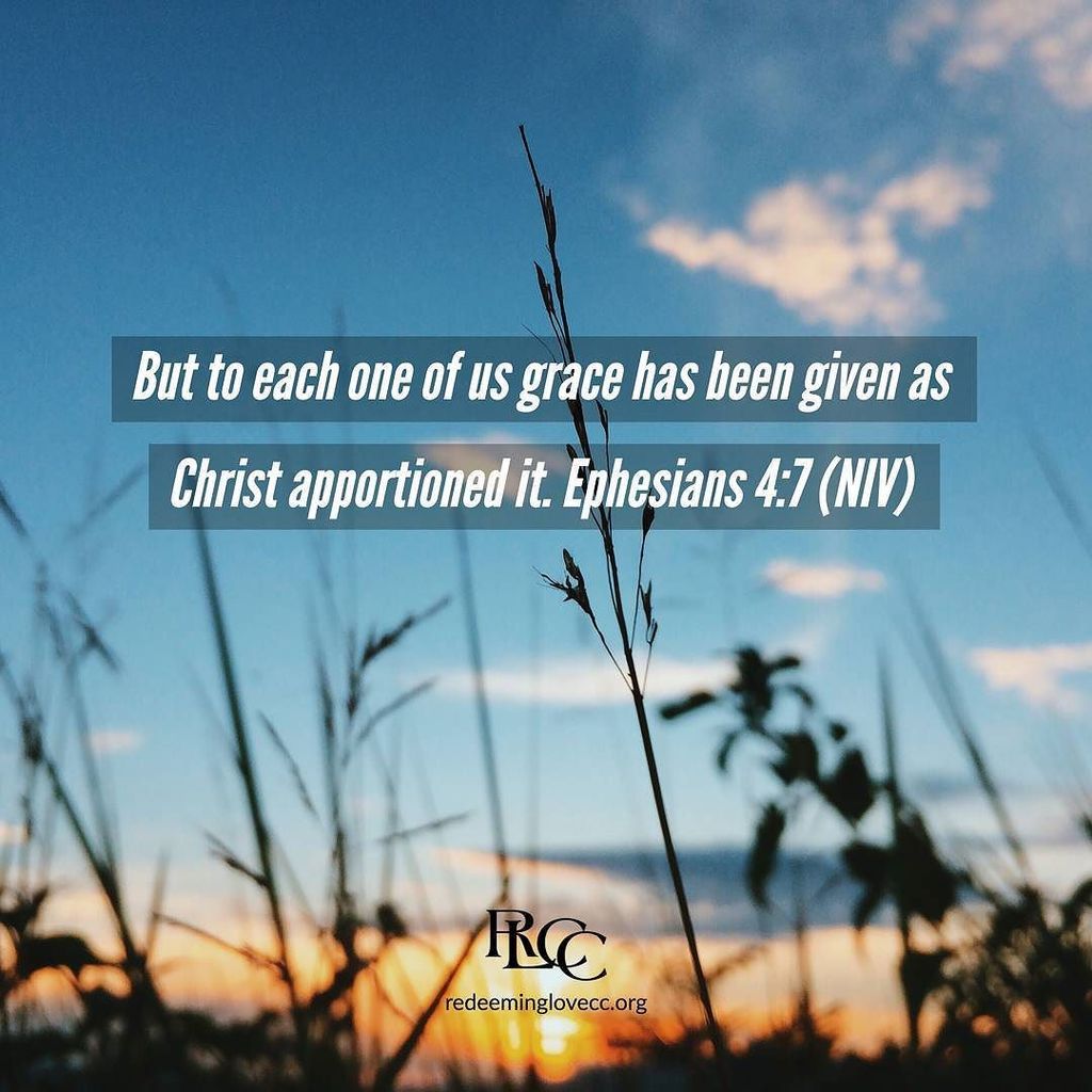 RLCCNanuet's tweet photo. "But to each one of us grace has been given as Christ apportioned it." Ephesians 4:7 NIV #VOTD
.
.
.
#RLCCNanuet #NanuetNY #Nanuet #scripture #scriptureoftheday #qotd #quoteoftheday #GodisLove #GodLovesYou #Faith #FaithinGod #Praise #PraiseGod #JesusisLo… https://t.co/otJ2DIBot1 https://t.co/EaCvjiwULz