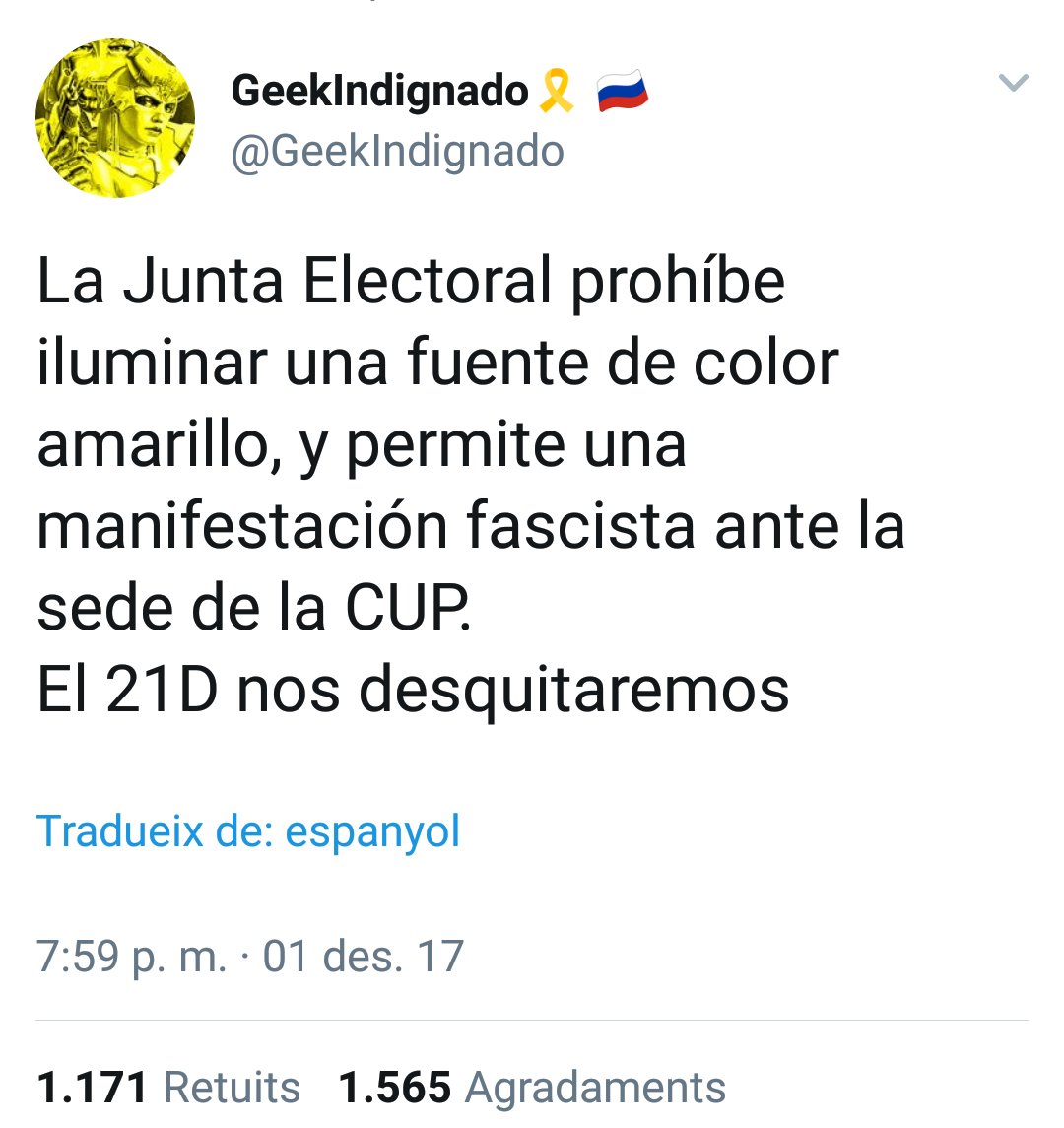 acorey_cat's tweet photo. "La ley es igual para todos" decían. "Vamos a recuperar la normalidad" decían... Y así cada día. #21DefensemLaRepública https://t.co/4HG9tqTVFN