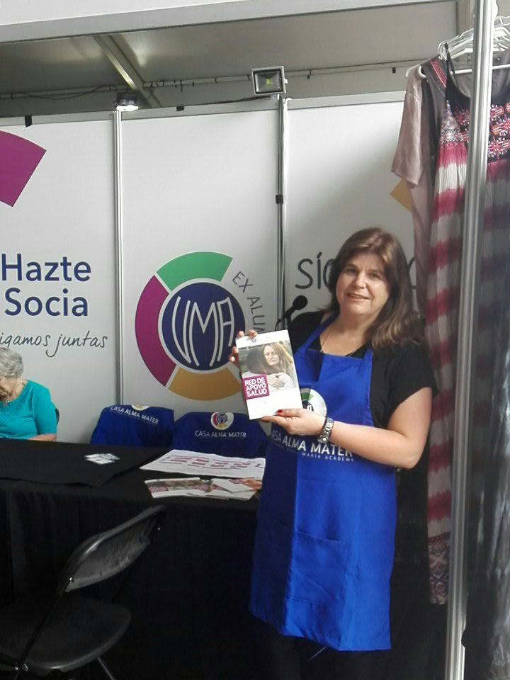 prensaok's tweet photo. Maria de los Angeles Bravo 
Directora de fundación Ex Alumnas Villa Maria #ExVMA  en Bazar Navidad Casa Piedra https://t.co/290CH3ZWji