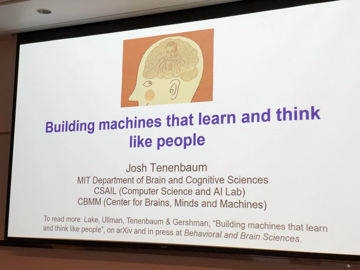 harryshum's tweet photo. Great to see @MIT's #JoshTenenbaum and hear his presentation! https://t.co/Bdzou94jRd