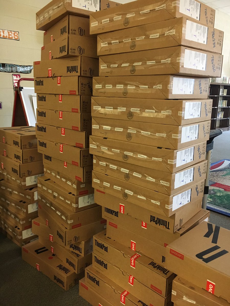 JannaTolleson's tweet photo. ๐๐ผEarly Christmas ๐๐ผ
๐thank you ๐
@UCPS_MonroeNC @AGHoulihan @WingateES_NC ๐๐ love our new technology! #efficient #effective #grateful ๐#teachergifts ๐๐ป #BetheBest๐๐ผ#ourtechteamrocks ๐๐ผ https://t.co/zVj2yL6TbA