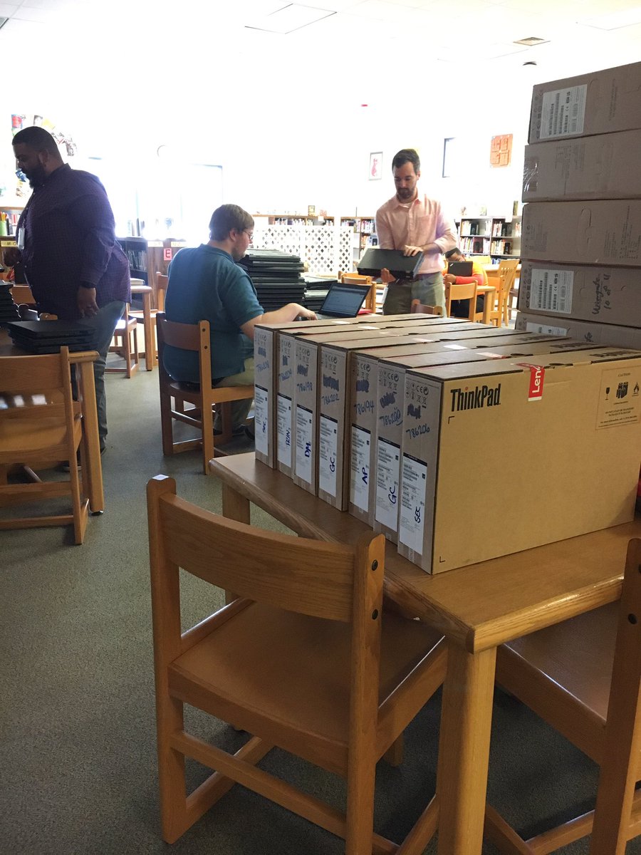JannaTolleson's tweet photo. ๐๐ผEarly Christmas ๐๐ผ
๐thank you ๐
@UCPS_MonroeNC @AGHoulihan @WingateES_NC ๐๐ love our new technology! #efficient #effective #grateful ๐#teachergifts ๐๐ป #BetheBest๐๐ผ#ourtechteamrocks ๐๐ผ https://t.co/zVj2yL6TbA