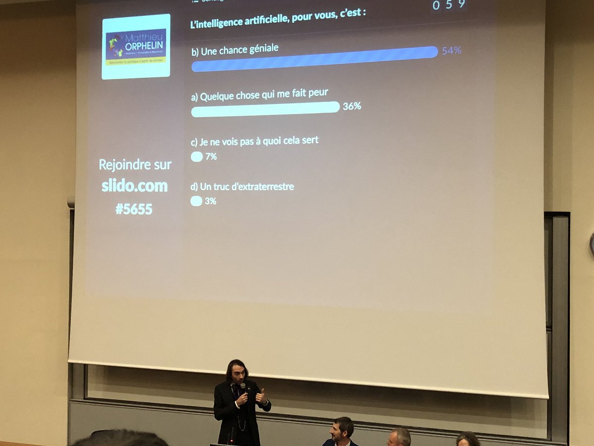 IckxLouis's tweet photo. En débat avec Cédric Villani et le président de l’assemblée nationale au parlement ouvert organisé par notre député Matthieu Orphelin! https://t.co/8s579P27O2