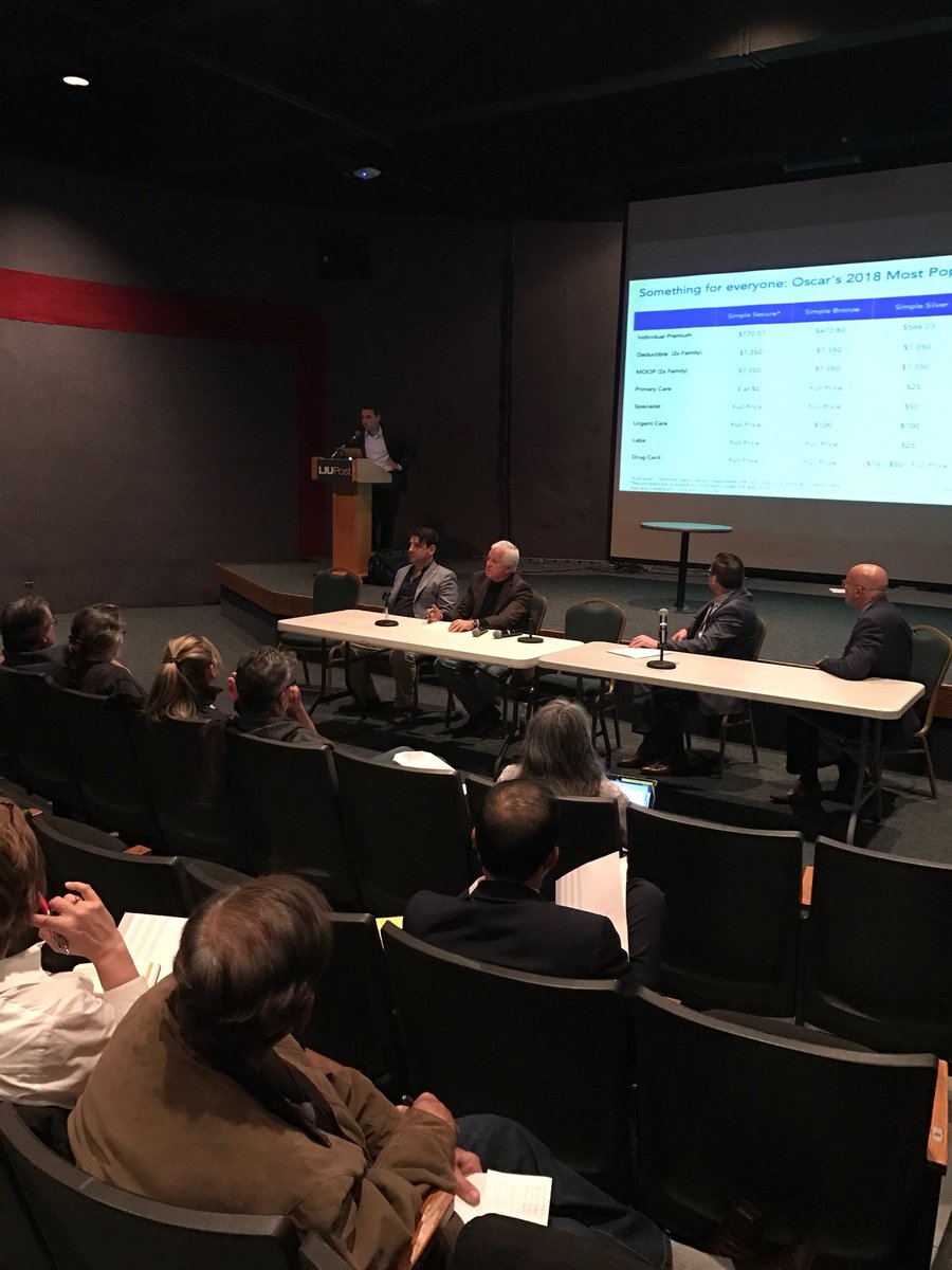 CharlesDLavine's tweet photo. Wednesday’s ACA seminar @LIUPost was a great success. A special thanks to Jason Samel for organizing speakers from OSCAR, Health First and United Healthcare. Each offered important information for those who rely on the exchange for health care coverage. https://t.co/uf1l0z37Jv
