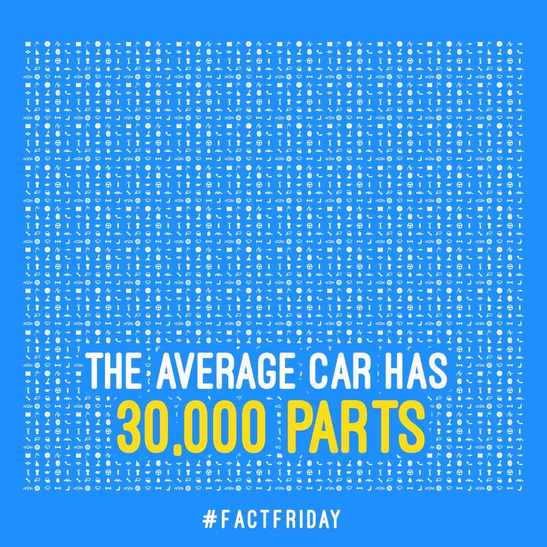 KaizenAutoGroup's tweet image. #FactFriday The average car has 30,000 parts!
.
.
.
#KaizenAuto