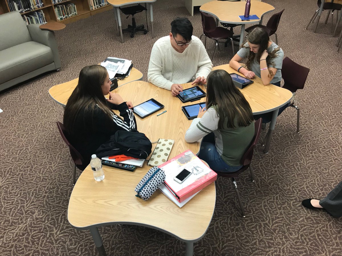 TERRANCESHEPLER's tweet photo. More photos from our new addition to our Multi Media Center!! #SSDTech #flexibleseating #edtech https://t.co/3s5CFkINpF