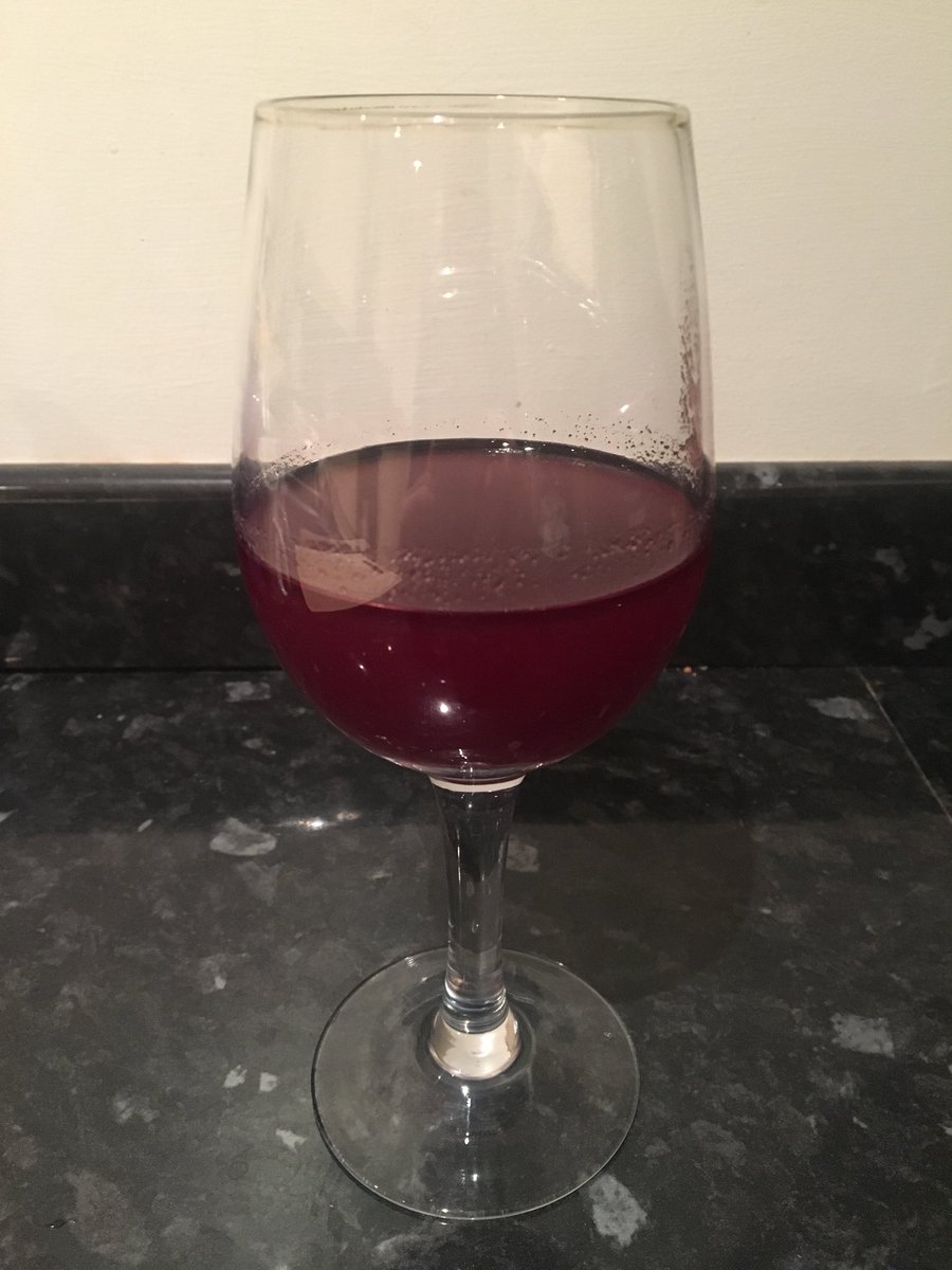 brothwood92's tweet photo. I’ve been testing out how different drinks take to thickener this week, so what better way is there to start the weekend with a ‘syrup thick’ glass of red. Practice what you preach! #dysphagia #swallowaware #slpeeps https://t.co/Kbl6iAwSPD