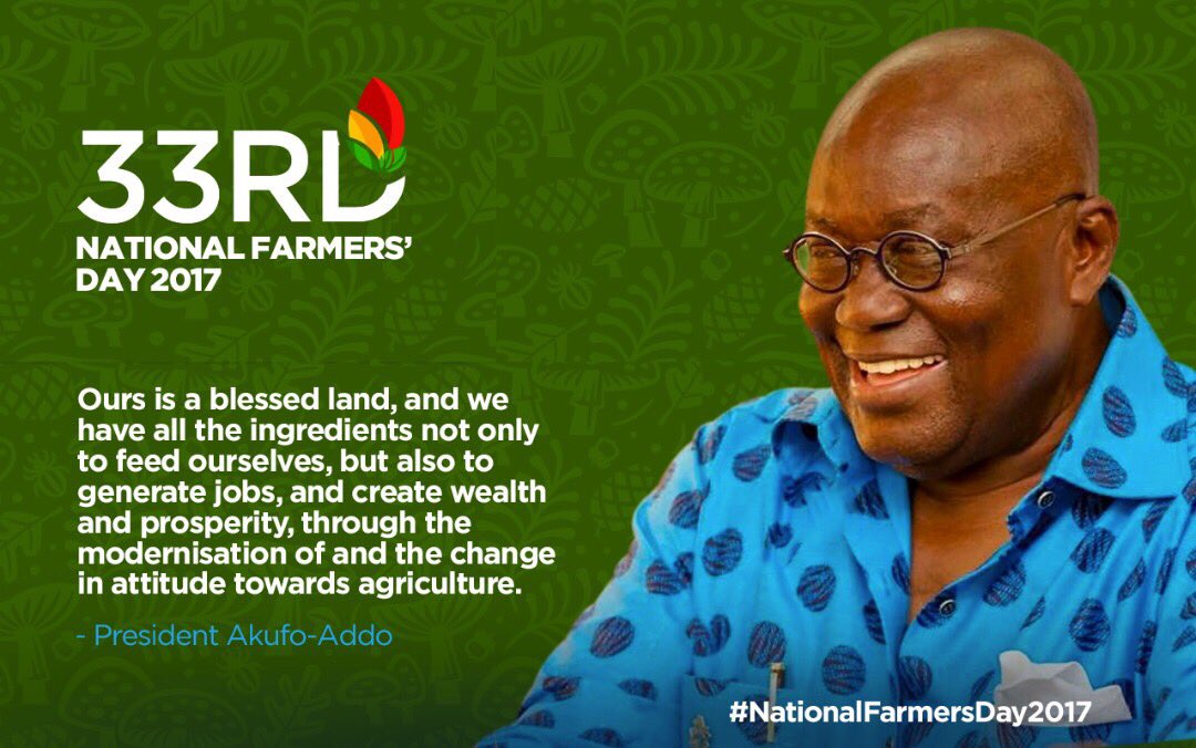 NAkufoAddo's tweet image. Excerpts from my speech earlier today. #NationalFarmersDay2017