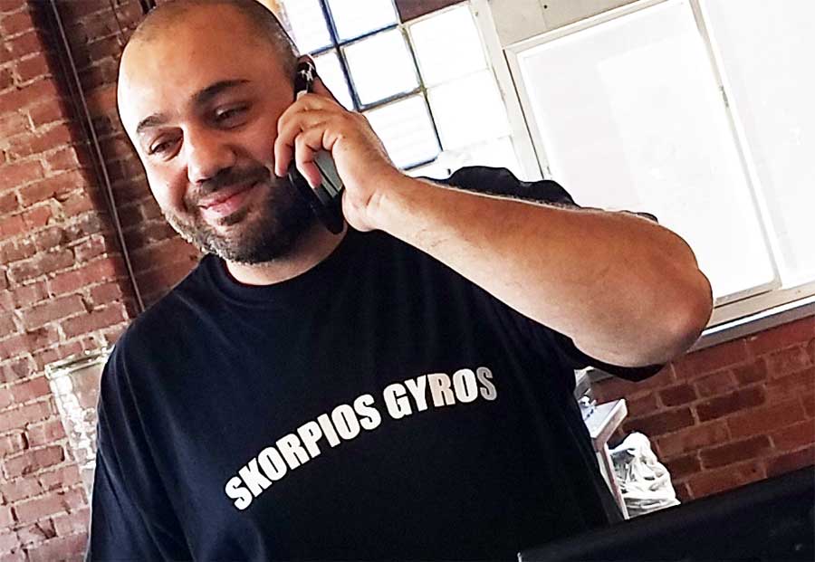 GYRO MAN GOES BIG- What you need to know about Skorpios Gyros new downtown location. Read it at lickingeats.com #NewarkOhio #ExploreLC  #FetaMakesItBetta