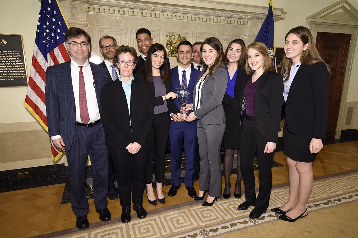 federalreserve's tweet photo. Congratulations to the college students who competed in the 2017 National Fed Challenge Finals: https://t.co/amYgzfp2UD https://t.co/emJ06aKbXz