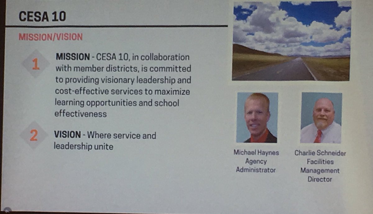 GingerLewman's tweet photo. Hearing how CESA10 in WI, Southeast Service Coop in MN, and ESSDACK in KS have been partnering across state lines for mutual benefit of schools. #aesa_ac17 #aesa2017 #edchat #wiscedchat #ksedchat #mnlead https://t.co/sWUAbyMWJC