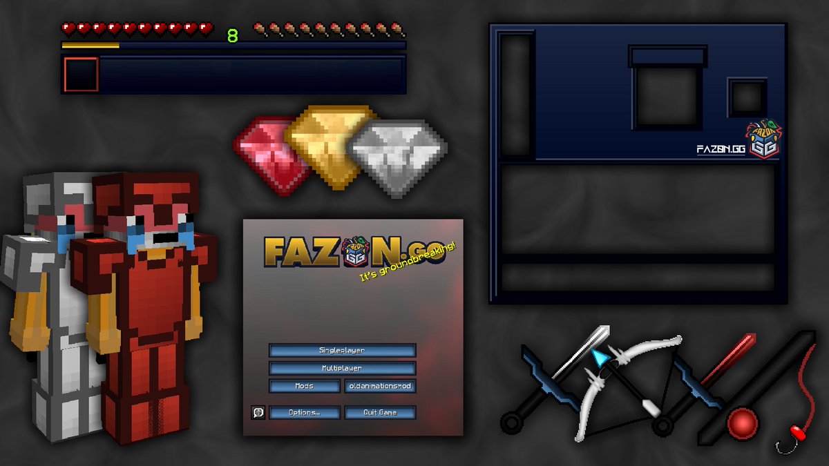 PanicPencil's tweet photo. Ich fande das das Logo von @FazonGG nice und hab mal ein pack auf spaß gemacht (ist nichts offizielles) @FazonHD
Viel spaß damit c:
https://t.co/IxX5VDBzYd https://t.co/RRdLYVSCrh