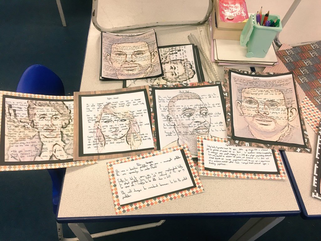 JohnRayJuniors's tweet photo. Wow! Writing and portrait sketching from 5CR. #highstandard #displayready https://t.co/fbKKdtZZnS