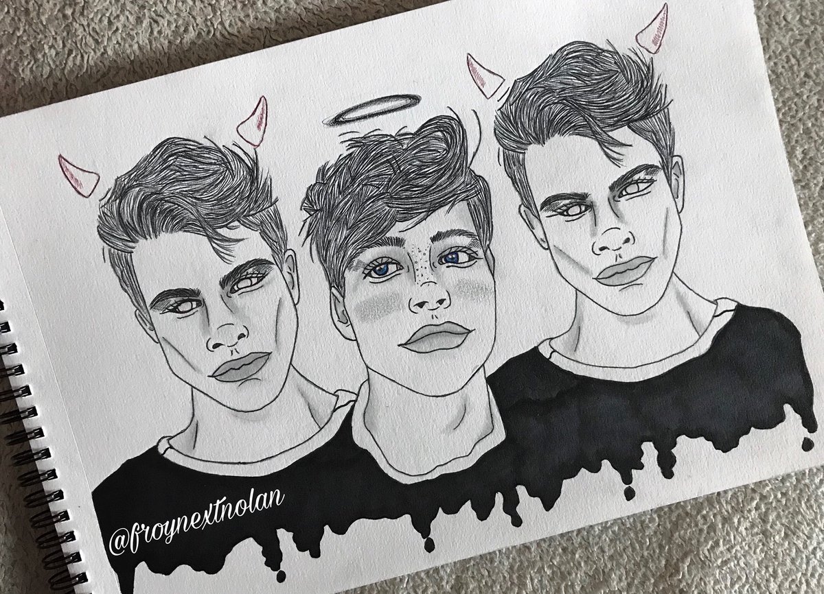 froynextnolan's tweet photo. new drawing of froy and Andrew more original I hope you like it. Thank you for marking them, I would like to see him🖤🙆🏼
@froynextdoor and @andrewmatarazzo https://t.co/2gdUmWi7MX