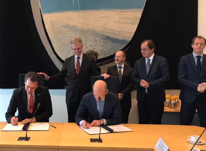 NLinnovBRA's tweet photo. Brazilian and Dutch gov affirm commitment to further strengthen collaboration in Science and Innovation. https://t.co/xcFTkzkyaG
