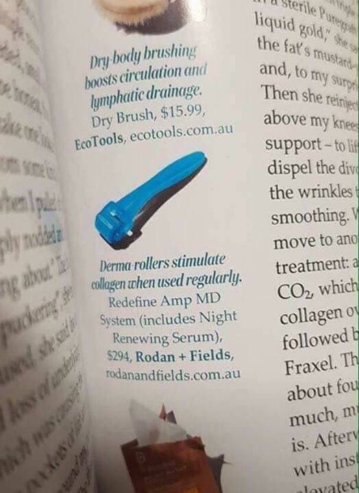 shining_star68's tweet photo. November 2017 Elle magazine Australian edition featured Rodan + Fields Amp MD roller!
Want to know more message me or visit ๐
https://t.co/CbIZ2wVIZb
#lovetheskinyourein #loveyourskinwithkim
#premiumskincare #ampmdroller #workfromhome
#letschat #60daymoneybackguarantee https://t.co/Umy6gmITTf