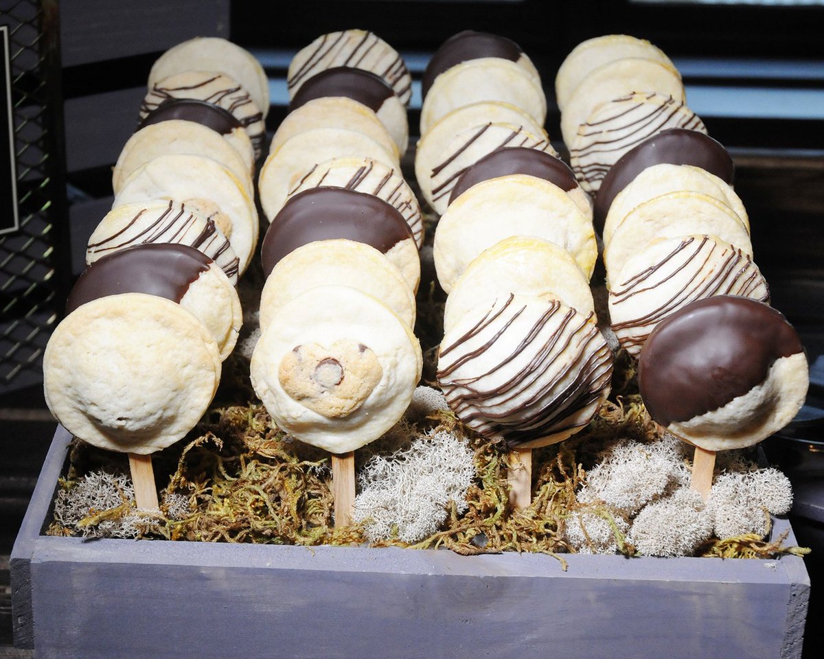ThomasCaterers's tweet photo. For #nationalpieday we share our delightful Chocolate Chip Cookie Dough Pie Pops
Erin Hession Photography
#piepops #pie #cookiedough #chocolatechip #indianapoliscatering #eventcatering #weddingcatering https://t.co/h81nL33N9w