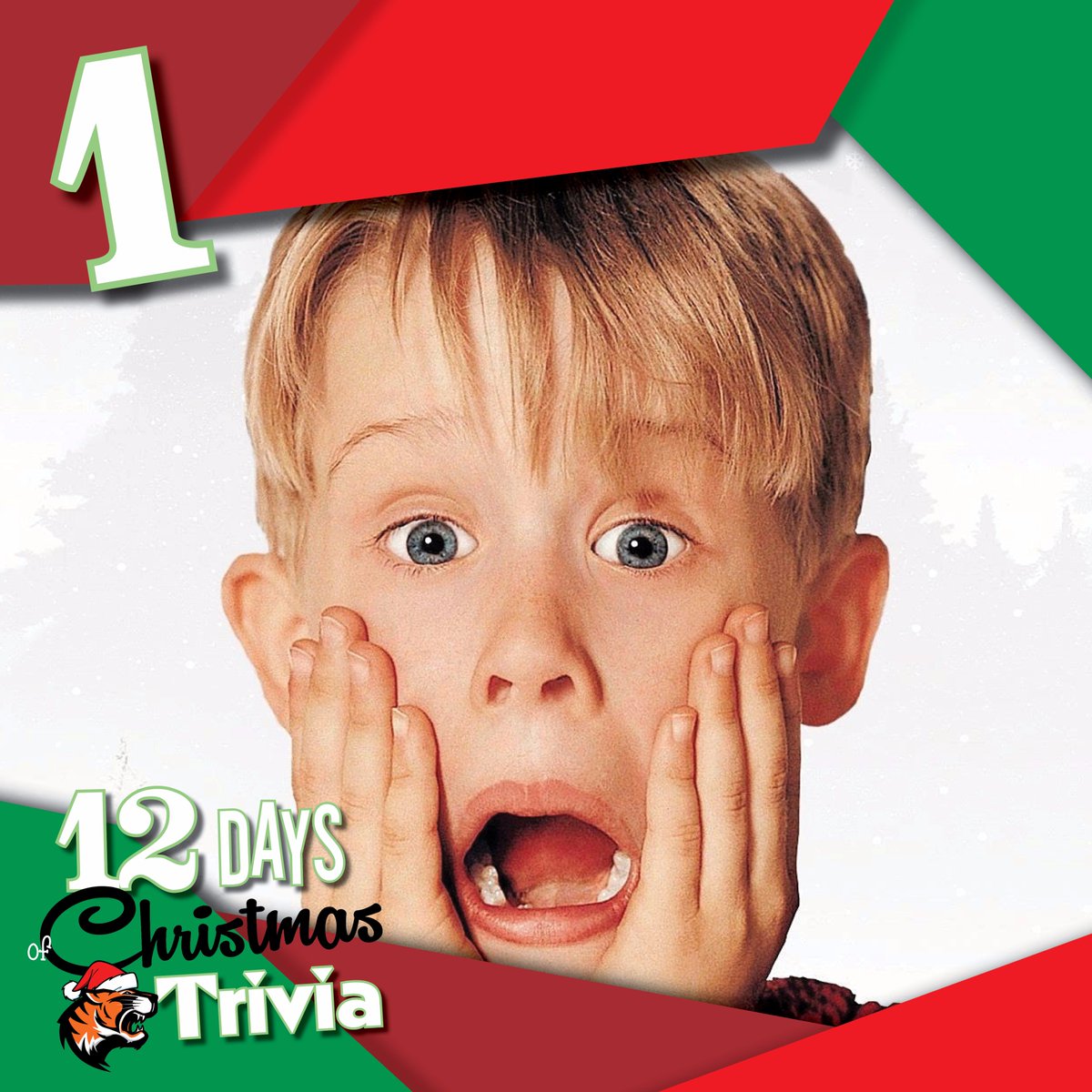 FCSTigers's tweet photo. #12DaysofChristmasTrivia Today's questions are about the movie Home Alone.
1. Where do the McCallisters go on vacation
2. How many pizzas did the McCallisters order for dinner
3. What pet did Buzz own
4. What was Kevin afraid of in the basement
5. Where did the McCallisters live https://t.co/h3BNYsGIZq
